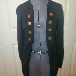 Love by Design Cardigan Small Navy Blue